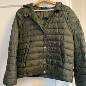 Bernardo olive green jacket